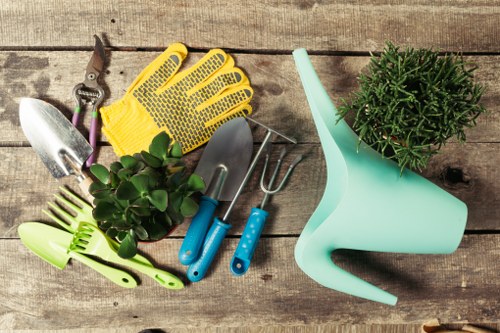 Customer raising a concern about garden work